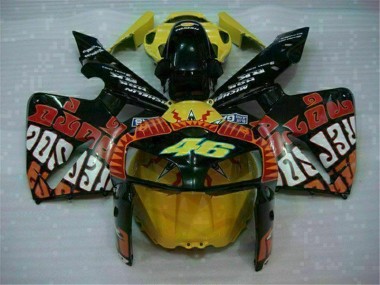 2005-2006 Black Red Yellow 46 Honda CBR600RR Motorcycle Fairing UK Factory