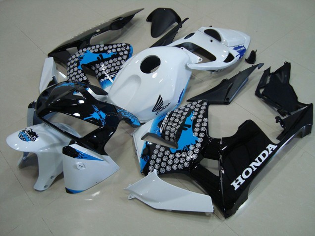 2005-2006 Matte Black with Red Sticker Honda CBR600RR Motorcyle Fairings UK Factory 2005-2006 Matte Black with Red Sticker Honda CBR600RR Motorcyle Fairings UK Factory