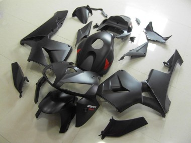 2005-2006 Black Red Honda CBR600RR Replacement Fairings UK Factory