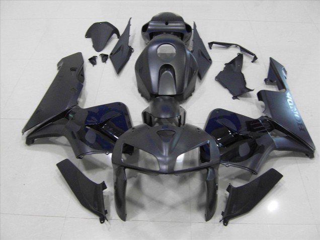 2005-2006 Matte Black Skull Honda CBR600RR Bike Fairings UK Factory