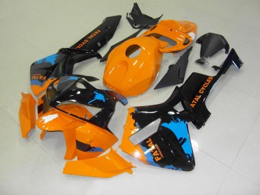2005-2006 Orange Black Honda CBR600RR Motor Bike Fairings UK Factory