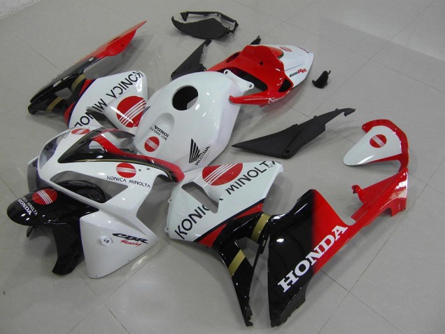 2005-2006 Red Konica Honda CBR600RR Motorbike Fairing Kits UK Factory 2005-2006 Red Konica Honda CBR600RR Motorbike Fairing Kits UK Factory