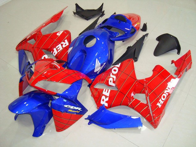 2005-2006 Spider Man Repsol Honda CBR600RR Motorcycle Fairing Kits UK Factory 2005-2006 Spider Man Repsol Honda CBR600RR Motorcycle Fairing Kits UK Factory