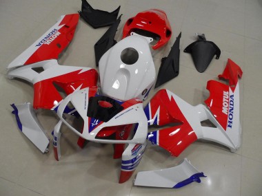 2005-2006 Red White Honda CBR600RR Motorcycle Fairing Kit UK Factory