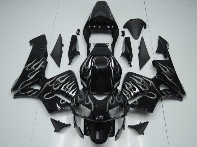 2005-2006 Silver Flame Honda CBR600RR Motorcycle Replacement Fairings UK Factory