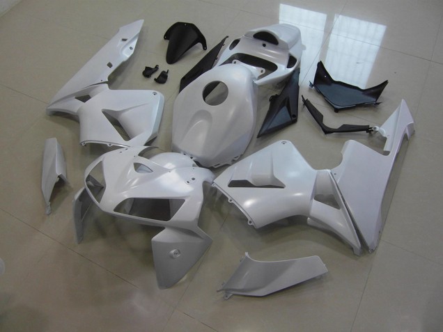 2005-2006 White Honda CBR600RR Motorcycle Fairings Kit UK Factory 2005-2006 White Honda CBR600RR Motorcycle Fairings Kit UK Factory