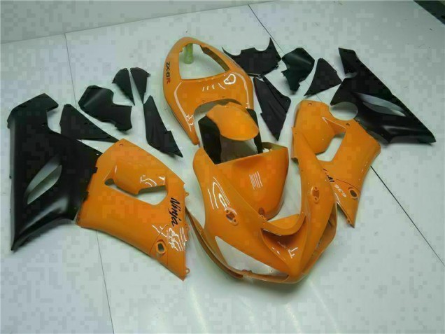 2005-2006 Orange Kawasaki ZX6R Bike Fairing UK Factory