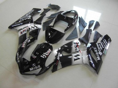 2005-2006 West Kawasaki Ninja ZX6R Motorcycle Fairings MF3667 UK Factory