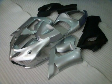 2005-2006 Silver Black Kawasaki Ninja ZX6R 636 Motorcycle Fairings MF0540 UK Factory