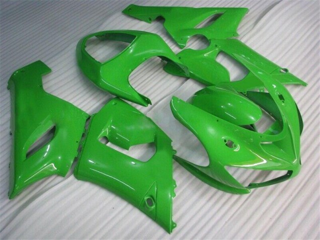2005-2006 Green Kawasaki ZX6R Replacement Fairings UK Factory 2005-2006 Green Kawasaki ZX6R Replacement Fairings UK Factory