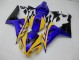 2006-2007 Yellow Blue Honda CBR1000RR Replacement Motorcycle Fairings UK Factory 2006-2007 Yellow Blue Honda CBR1000RR Replacement Motorcycle Fairings UK Factory