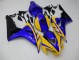 2006-2007 Yellow Blue Honda CBR1000RR Replacement Motorcycle Fairings UK Factory 2006-2007 Yellow Blue Honda CBR1000RR Replacement Motorcycle Fairings UK Factory