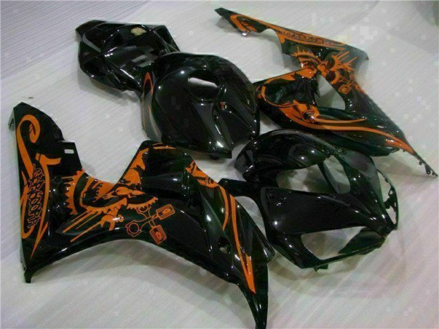 2006-2007 Brown Black Honda CBR1000RR Motorbike Fairing Kits UK Factory 2006-2007 Brown Black Honda CBR1000RR Motorbike Fairing Kits UK Factory