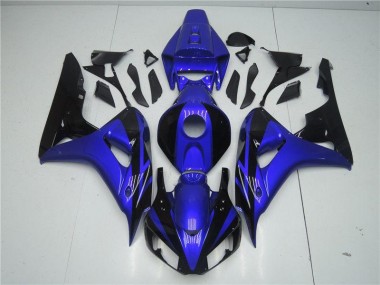 2006-2007 Blue Black Honda CBR1000RR Moto Fairings UK Factory