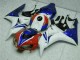 2006-2007 Blue White Honda CBR1000RR Motorbike Fairing Kits UK Factory 2006-2007 Blue White Honda CBR1000RR Motorbike Fairing Kits UK Factory