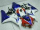 2006-2007 Blue White Honda CBR1000RR Motorbike Fairing Kits UK Factory 2006-2007 Blue White Honda CBR1000RR Motorbike Fairing Kits UK Factory
