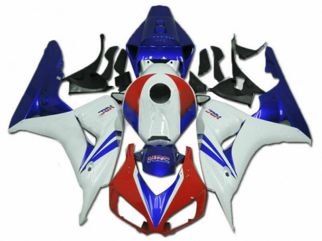 2006-2007 Blue White Honda CBR1000RR Motorbike Fairing Kits UK Factory 2006-2007 Blue White Honda CBR1000RR Motorbike Fairing Kits UK Factory
