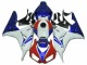 2006-2007 Blue White Honda CBR1000RR Motorbike Fairing Kits UK Factory 2006-2007 Blue White Honda CBR1000RR Motorbike Fairing Kits UK Factory