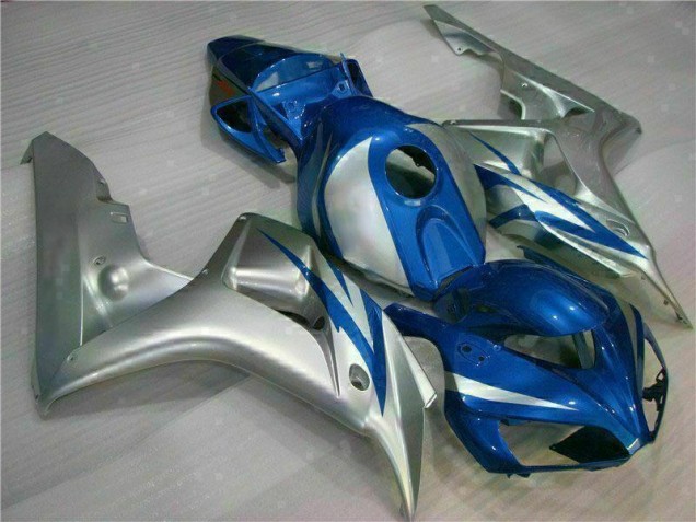 2006-2007 Blue Silver Honda CBR1000RR Motorcycle Fairings Kits UK Factory 2006-2007 Blue Silver Honda CBR1000RR Motorcycle Fairings Kits UK Factory