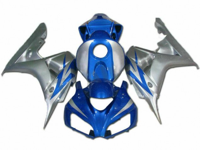 2006-2007 Blue Silver Honda CBR1000RR Motorcycle Fairings Kits UK Factory 2006-2007 Blue Silver Honda CBR1000RR Motorcycle Fairings Kits UK Factory