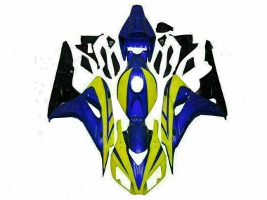 2006-2007 Blue Yellow Honda CBR1000RR Motorcycle Replacement Fairings UK Factory