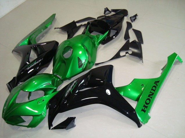 2006-2007 Black Green Honda CBR1000RR Motorcycle Fairing Kits UK Factory 2006-2007 Black Green Honda CBR1000RR Motorcycle Fairing Kits UK Factory