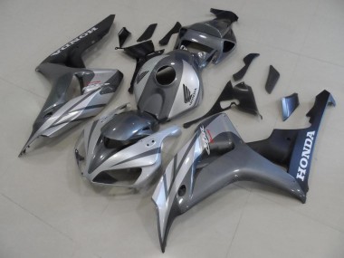 2006-2007 Grey Silver and Matte Black Honda CBR1000RR Motor Fairings UK Factory