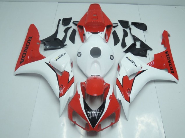 2006-2007 Orange Red and White Honda CBR1000RR Moto Fairings UK Factory 2006-2007 Orange Red and White Honda CBR1000RR Moto Fairings UK Factory