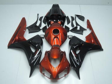 2006-2007 Orange and Black Honda CBR1000RR Motorcycle Fairing UK Factory