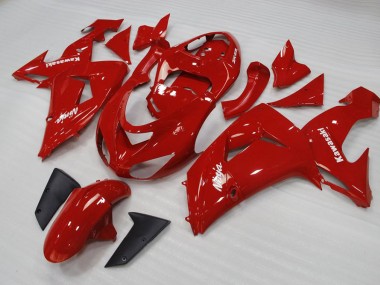 2006-2007 Red Kawasaki Ninja ZX10R Motorcycle Fairings MF3738 UK Factory