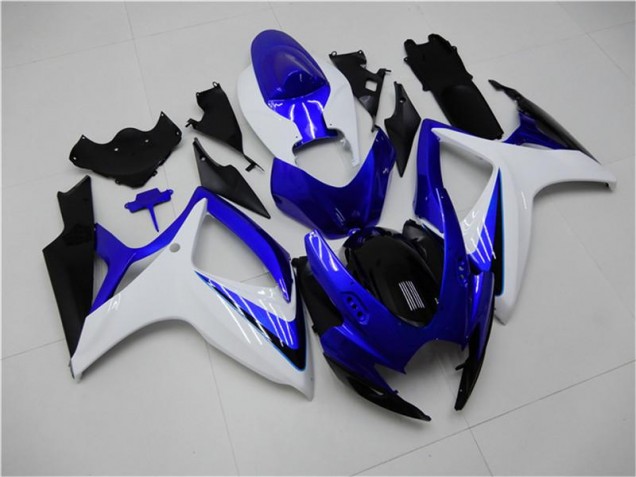 2006-2007 Blue White Suzuki GSXR 600/750 Motorbike Fairing UK Factory 2006-2007 Blue White Suzuki GSXR 600/750 Motorbike Fairing UK Factory