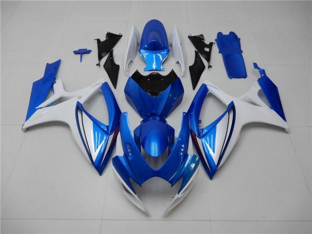 2006-2007 Blue White Suzuki GSXR 600/750 Motorcycle Bodywork UK Factory 2006-2007 Blue White Suzuki GSXR 600/750 Motorcycle Bodywork UK Factory