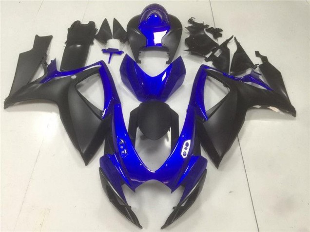 2006-2007 Black Blue Suzuki GSXR 600/750 Motorbike Fairing Kits & Bodywork UK Factory 2006-2007 Black Blue Suzuki GSXR 600/750 Motorbike Fairing Kits & Bodywork UK Factory