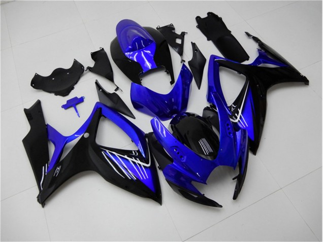 2006-2007 Blue Black Suzuki GSXR 600/750 Replacement Fairings & Bodywork UK Factory 2006-2007 Blue Black Suzuki GSXR 600/750 Replacement Fairings & Bodywork UK Factory