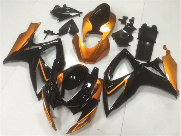 2006-2007 Black Orange Suzuki GSXR 600/750 Motor Fairings UK Factory 2006-2007 Black Orange Suzuki GSXR 600/750 Motor Fairings UK Factory