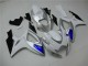 2006-2007 White Blue Suzuki GSXR 600/750 Motorcylce Fairings UK Factory 2006-2007 White Blue Suzuki GSXR 600/750 Motorcylce Fairings UK Factory