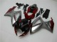 2006-2007 Red Silver Suzuki GSXR 600/750 Bike Fairing Kit UK Factory 2006-2007 Red Silver Suzuki GSXR 600/750 Bike Fairing Kit UK Factory