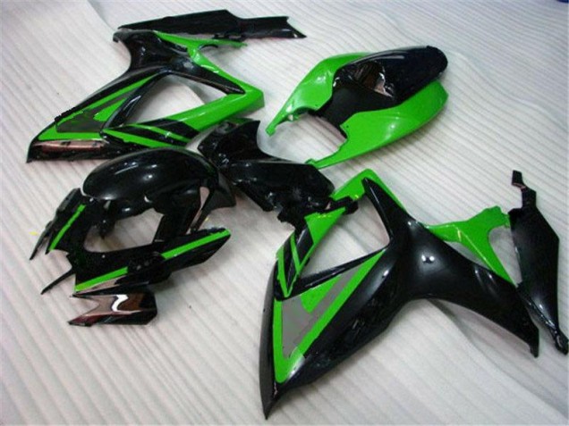 2006-2007 Green Black Suzuki GSXR 600/750 Motorcycle Bodywork UK Factory 2006-2007 Green Black Suzuki GSXR 600/750 Motorcycle Bodywork UK Factory