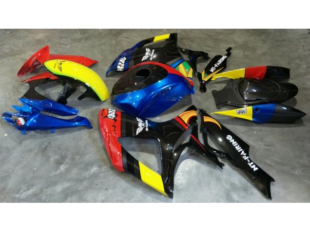 2006-2007 Red Blue Suzuki GSXR 600/750 Motorbike Fairing UK Factory 2006-2007 Red Blue Suzuki GSXR 600/750 Motorbike Fairing UK Factory