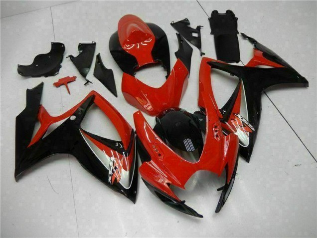 2006-2007 Red Suzuki GSXR 600/750 Bike Fairing Kit UK Factory 2006-2007 Red Suzuki GSXR 600/750 Bike Fairing Kit UK Factory