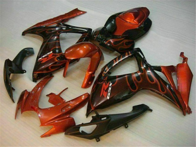 2006-2007 Red Suzuki GSXR 600/750 Motorbike Fairings UK Factory 2006-2007 Red Suzuki GSXR 600/750 Motorbike Fairings UK Factory