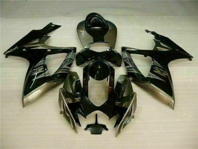 2006-2007 Black Grey Suzuki GSXR 600/750 Motorcycle Fairing Kits UK Factory 2006-2007 Black Grey Suzuki GSXR 600/750 Motorcycle Fairing Kits UK Factory