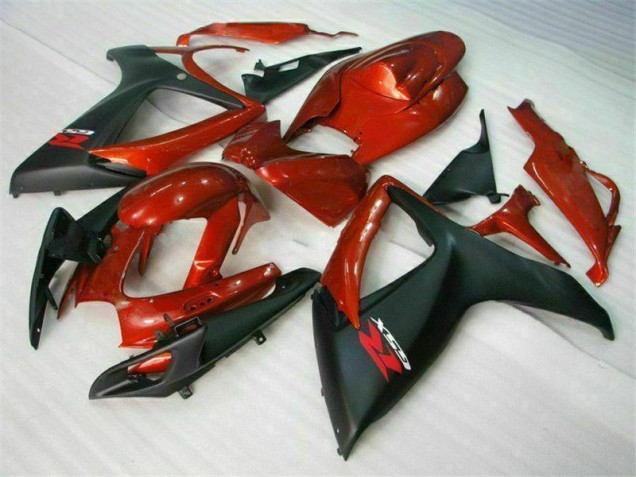2006-2007 Red Black Suzuki GSXR 600/750 Motorcycle Bodywork UK Factory 2006-2007 Red Black Suzuki GSXR 600/750 Motorcycle Bodywork UK Factory