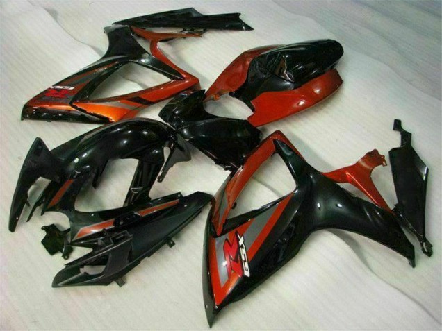 2006-2007 Black Red Suzuki GSXR 600/750 Motorcycle Fairing Kits UK Factory 2006-2007 Black Red Suzuki GSXR 600/750 Motorcycle Fairing Kits UK Factory