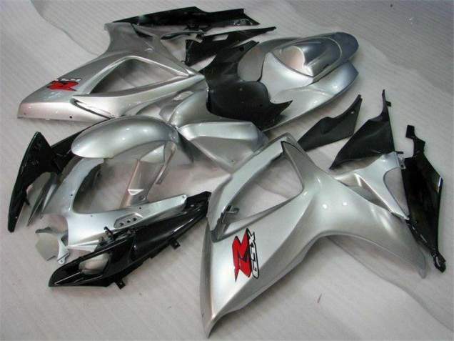 2006-2007 Silver Suzuki GSXR 600/750 Motorcyle Fairings UK Factory 2006-2007 Silver Suzuki GSXR 600/750 Motorcyle Fairings UK Factory