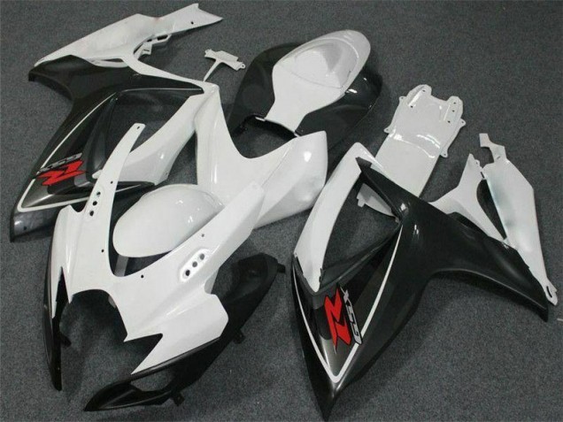 2006-2007 White Suzuki GSXR 600/750 Motorcycle Fairing Kits UK Factory 2006-2007 White Suzuki GSXR 600/750 Motorcycle Fairing Kits UK Factory