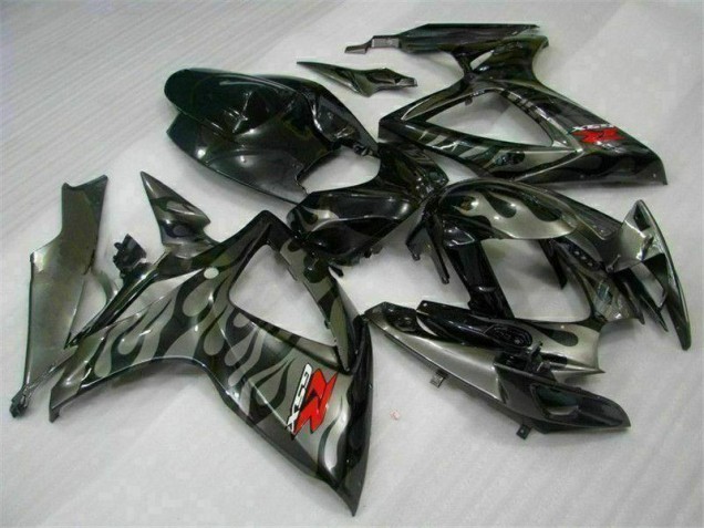 2006-2007 Black Suzuki GSXR 600/750 Motorbike Fairing UK Factory 2006-2007 Black Suzuki GSXR 600/750 Motorbike Fairing UK Factory