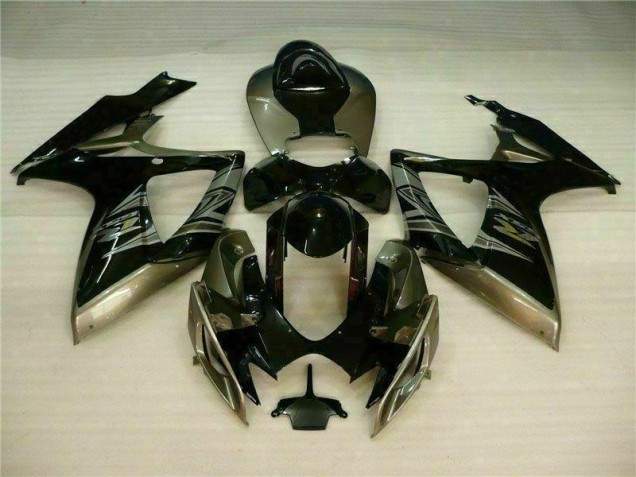 2006-2007 Black Grey Suzuki GSXR 600/750 Motorcycle Replacement Fairings UK Factory 2006-2007 Black Grey Suzuki GSXR 600/750 Motorcycle Replacement Fairings UK Factory