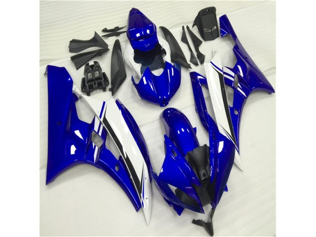 2006-2007 Blue White Yamaha YZF R6 Motorbike Fairing UK Factory 2006-2007 Blue White Yamaha YZF R6 Motorbike Fairing UK Factory