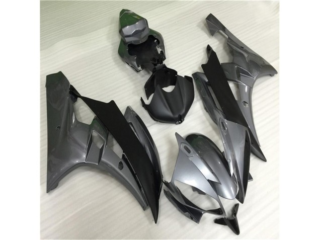 2006-2007 Grey Black Yamaha YZF R6 Bike Fairing Kit UK Factory 2006-2007 Grey Black Yamaha YZF R6 Bike Fairing Kit UK Factory
